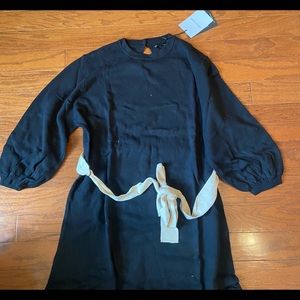 NEW! Who What Wear Women’s Plus Size Black Sweater Dress, 3/4 sleeve